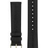 Hirsch CAMELGRAIN No Allergy Leather Watch Strap in BLACK
