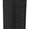 Hirsch CAMELGRAIN No Allergy Leather Watch Strap in BLACK - Bilde 3