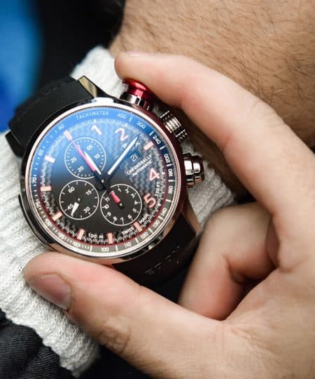 Alternative view of Edox Chronorally Automatic 45mm - 01129 TRCA NCAR