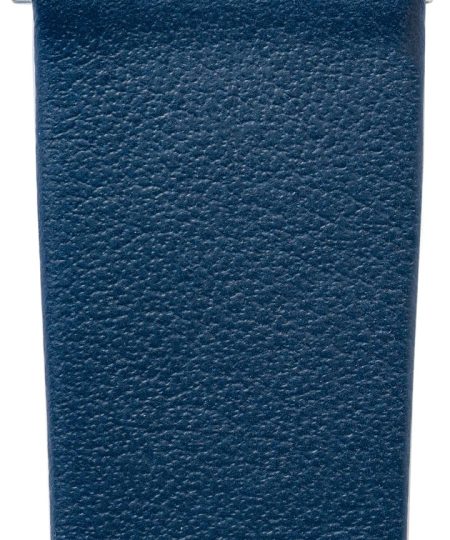 Alternative view of Hirsch TORONTO Quick-Release Fine-Grained Leather Watch Strap in BLUE