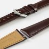 Hirsch SIENA Tuscan Leather Watch Strap in BROWN
