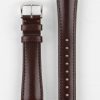 Hirsch SIENA Tuscan Leather Watch Strap in BROWN - Bilde 3