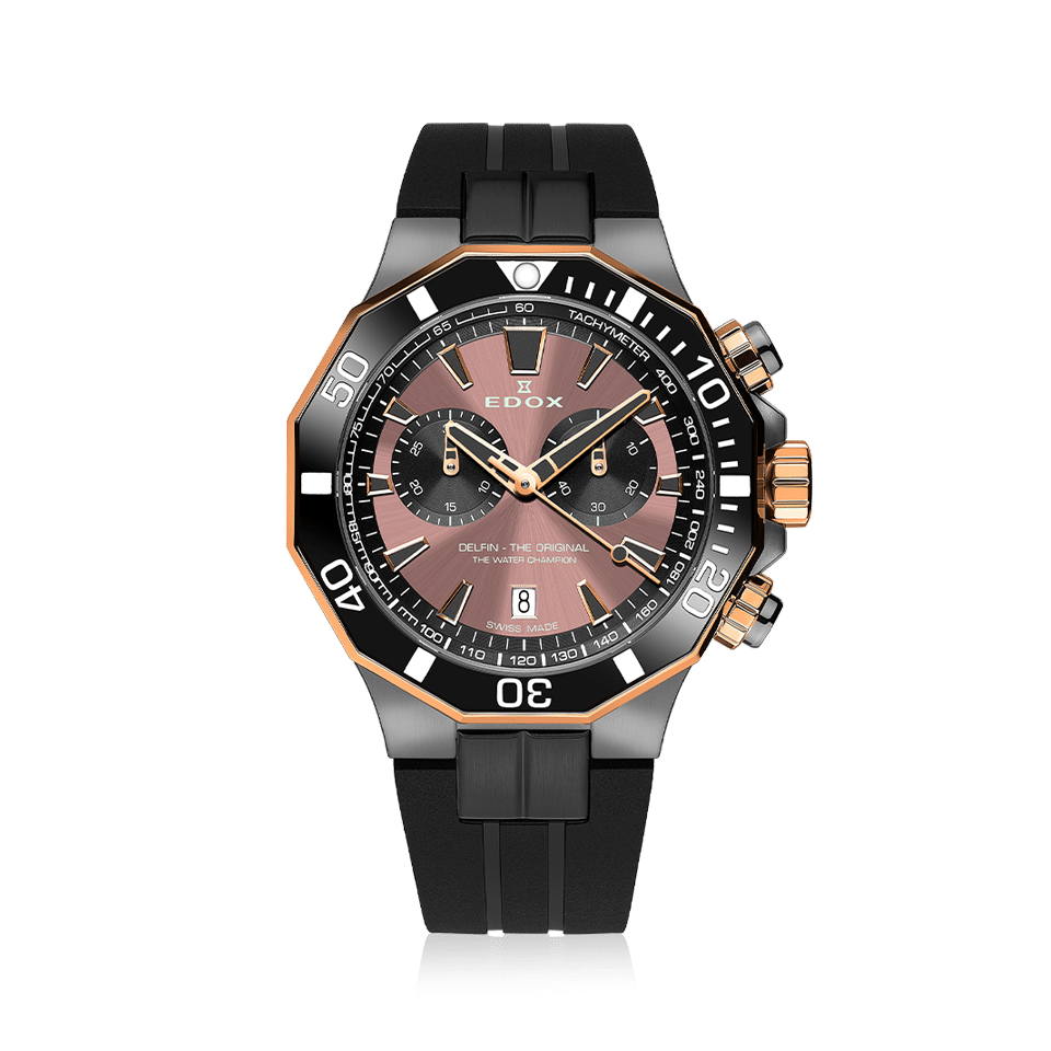 Edox CO-1 Chronograph 43mm - 10112 357GRNCA BRNR 1 Edox CO-1 Chronograph 43mm - 10112 357GRNCA BRNR