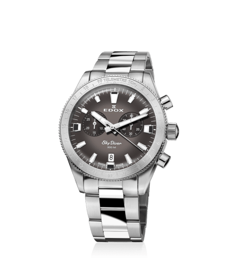 Edox SkyDiver Chronograph 40mm - 10116 3 GRIDN