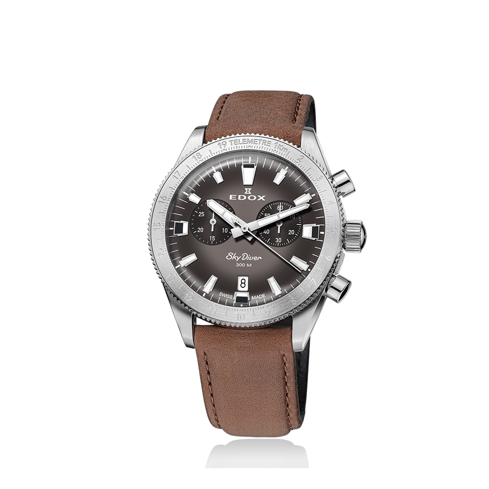 Edox SkyDiver Chronograph 40mm - 10116 3 GRIDN 2 Edox SkyDiver Chronograph 40mm - 10116 3 GRIDN - Bilde 2