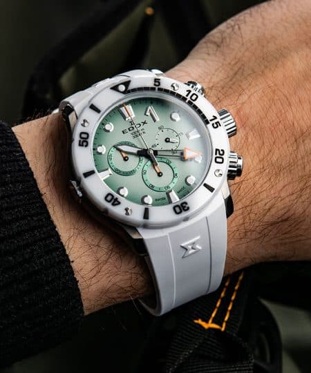 Alternative view of Edox CO-1 Chronograph 45mm - 10242 TINBN VIDNO