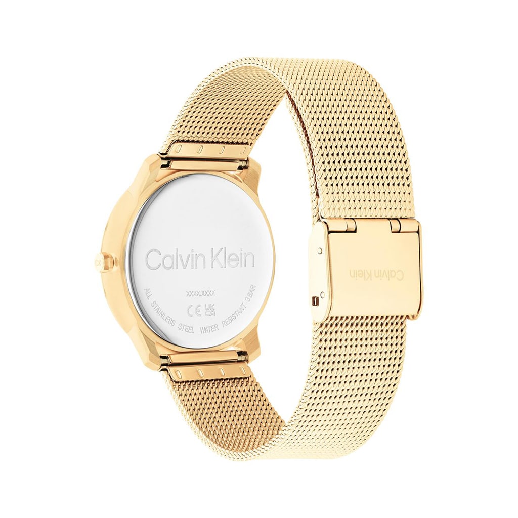 Calvin Klein Iconic Mesh Gold 35mm - 25200034 3 Calvin Klein Iconic Mesh Gold 35mm - 25200034 - Bilde 3