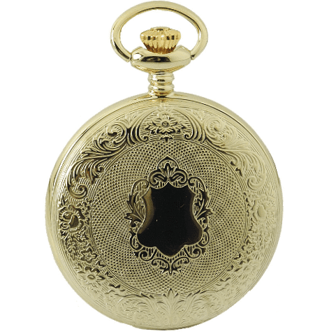 Bonett lommeur double quartz m/mønster inkl. kjede 1 Bonett lommeur double quartz m/mønster inkl. kjede