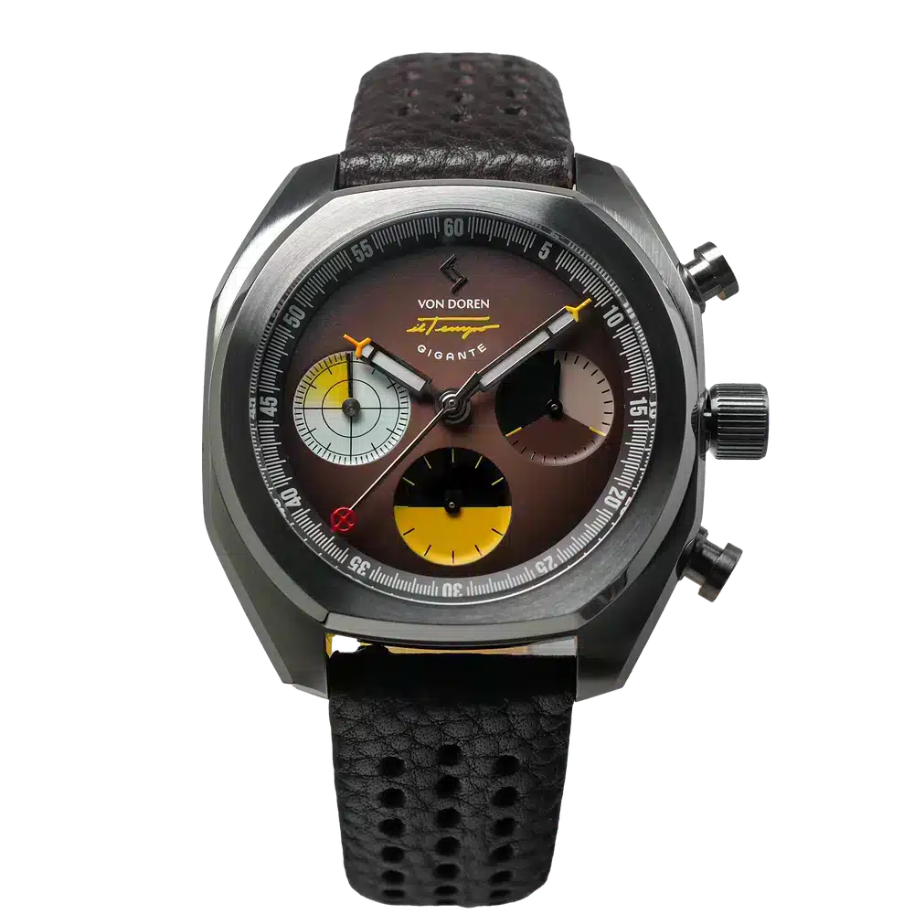 Von Doren Il Tempo Gigante Automatisk Kronograf - Brun 1 Von Doren Il Tempo Gigante Automatisk Kronograf - Brun