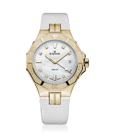 Edox Delfin Diver Date Lady 38mm - 53020 37JC NADD