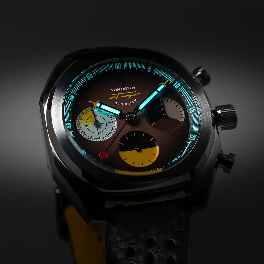 Von Doren Il Tempo Gigante Automatisk Kronograf - Brun 4 Von Doren Il Tempo Gigante Automatisk Kronograf - Brun - Bilde 4