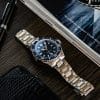 Edox Neptunian Date Automatic 44mm - 80120 3BUM BUF 7 Edox Neptunian Date Automatic 44mm - 80120 3BUM BUF - Bilde 3