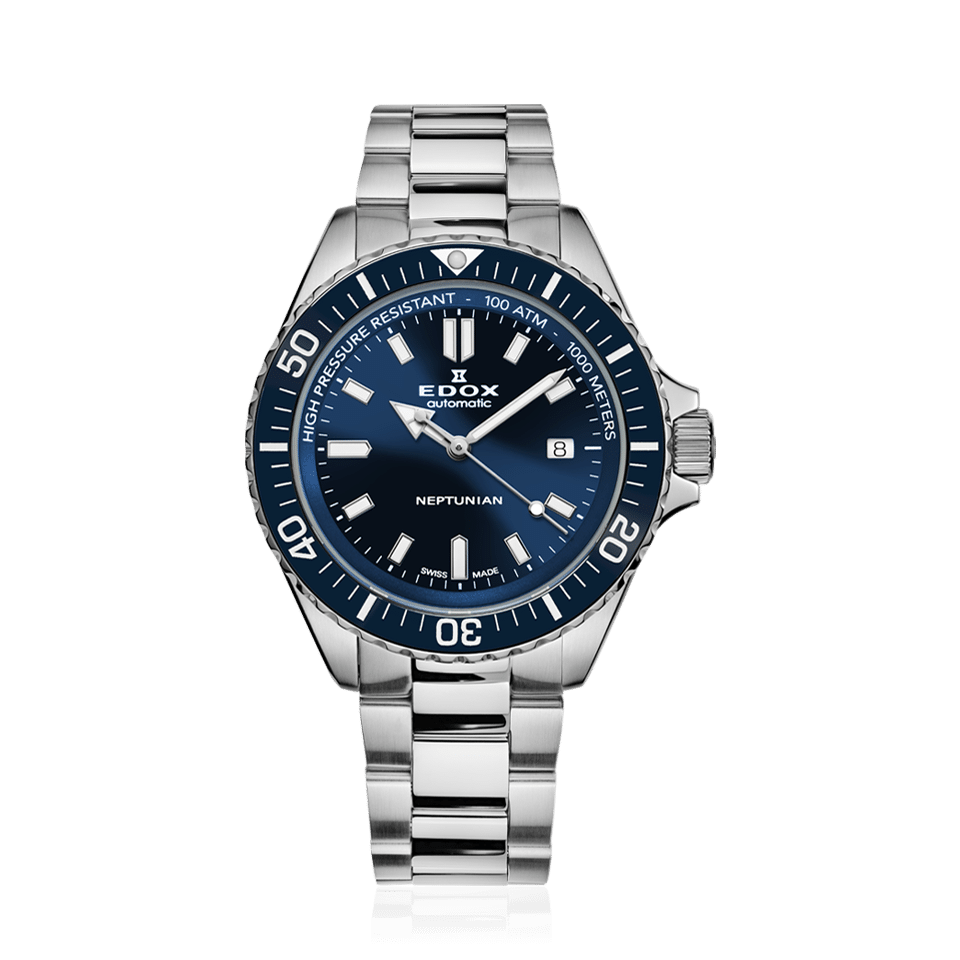 Edox Neptunian Date Automatic 44mm - 80120 3BUM BUF 1 Edox Neptunian Date Automatic 44mm - 80120 3BUM BUF