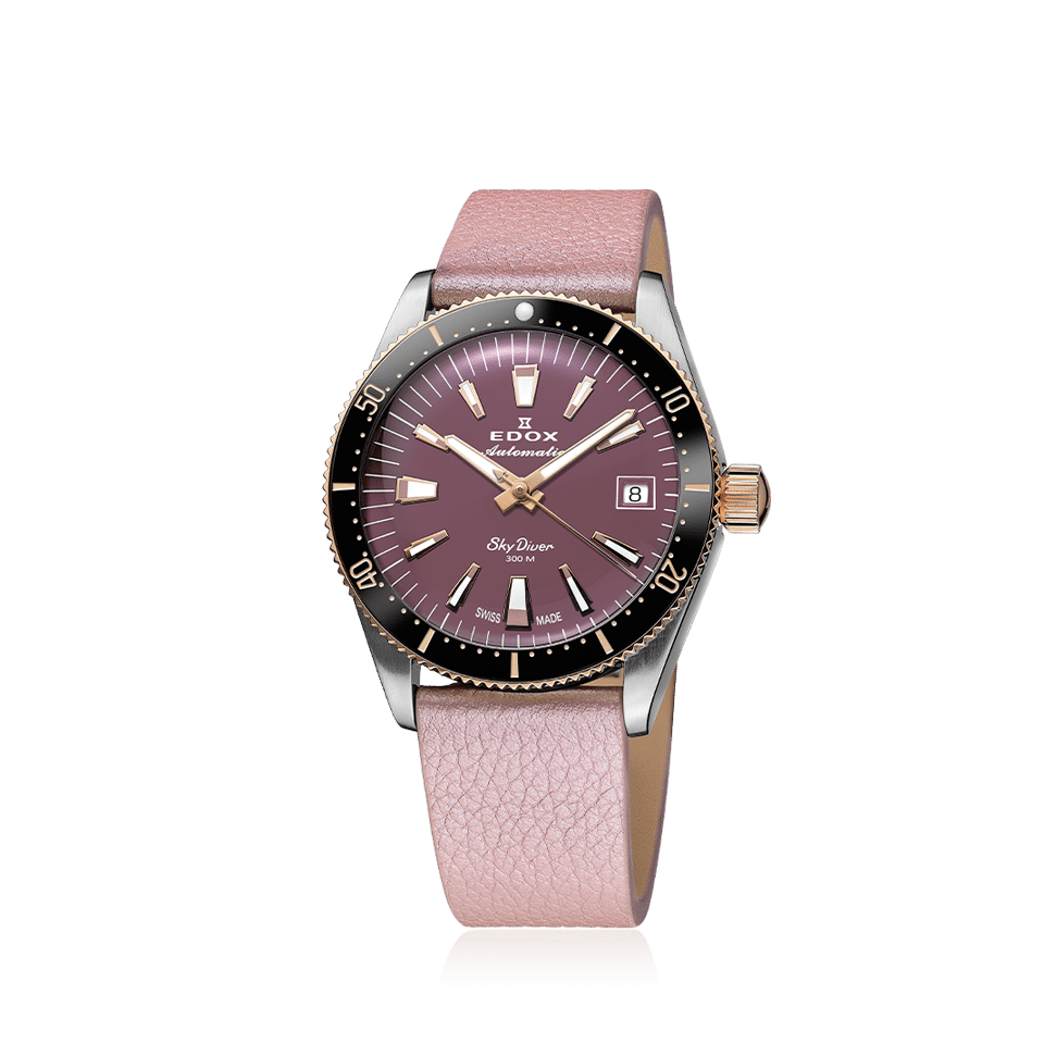 Edox SkyDiver 38 Date Automatic Special Edition 38mm - 80131 357RNRC VIO 1 Edox SkyDiver 38 Date Automatic Special Edition 38mm - 80131 357RNRC VIO