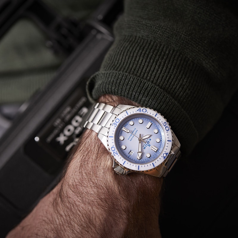 Edox Neptunian Grande Reserve Date Automatic 42mm - 80801 3BBUM BUCDN 2 Edox Neptunian Grande Reserve Date Automatic 42mm - 80801 3BBUM BUCDN - Bilde 2