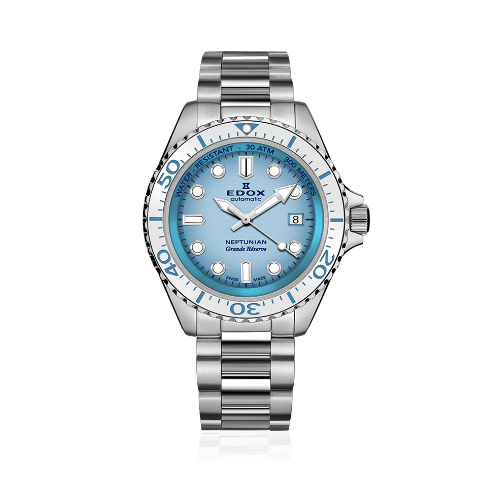 Edox Neptunian Grande Reserve Date Automatic 42mm - 80801 3BBUM BUCDN 1 Edox Neptunian Grande Reserve Date Automatic 42mm - 80801 3BBUM BUCDN