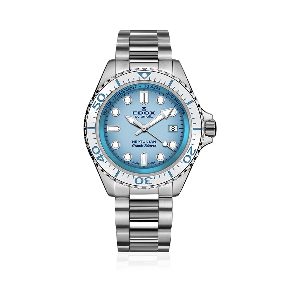 Edox Neptunian Grande Reserve Date Automatic 42mm - 80801 3BBUM BUCDN 4 Edox Neptunian Grande Reserve Date Automatic 42mm - 80801 3BBUM BUCDN - Bilde 4