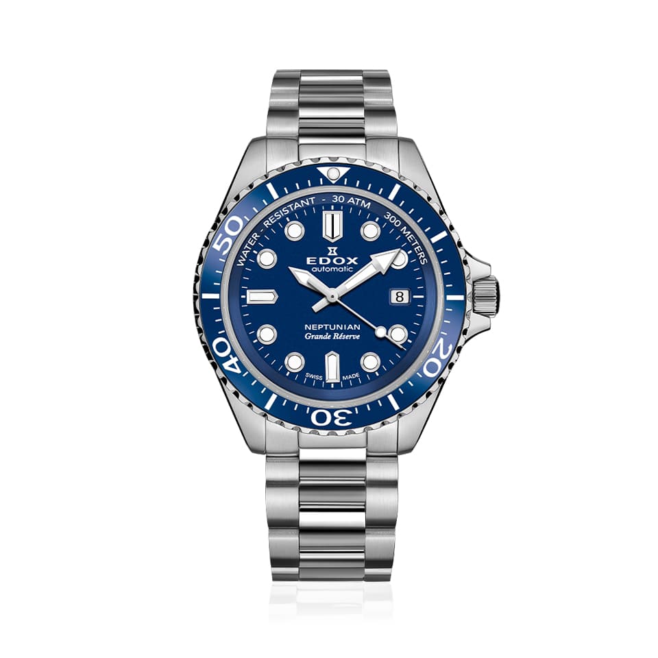 Edox Neptunian Grande Reserve Date Automatic 42mm - 80801 3BUM BUIN 2 Edox Neptunian Grande Reserve Date Automatic 42mm - 80801 3BUM BUIN - Bilde 2