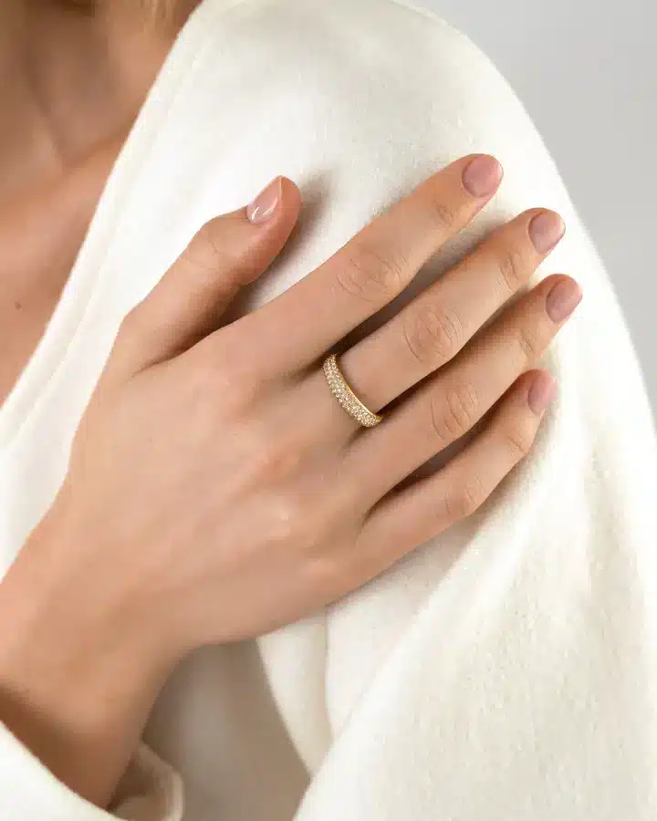 Mockberg Amour Gold Ring - 56 3 Mockberg Amour Gold Ring - 56 - Bilde 3