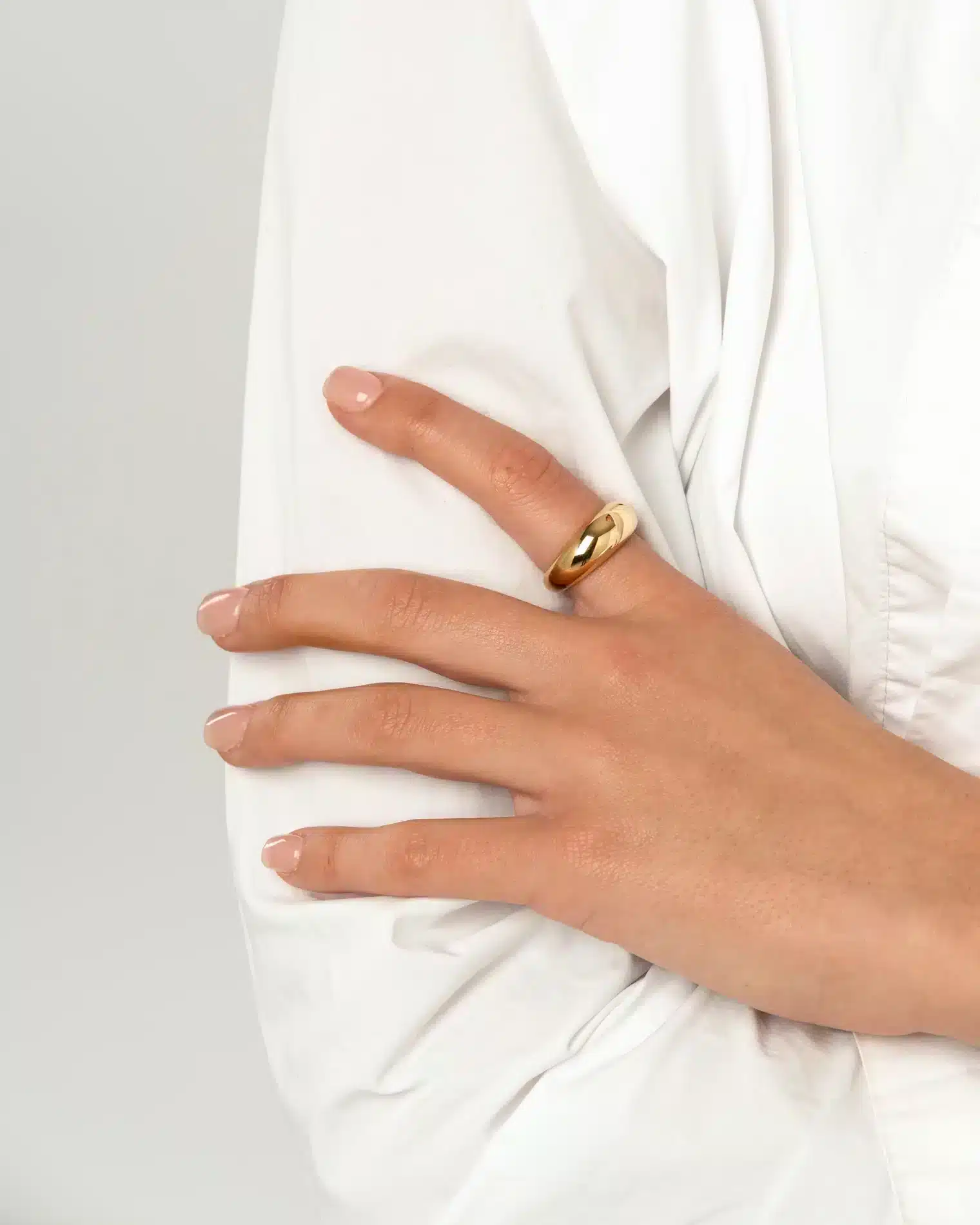 Mockberg Bold Gold Ring - 56 2 Mockberg Bold Gold Ring - 56 - Bilde 2