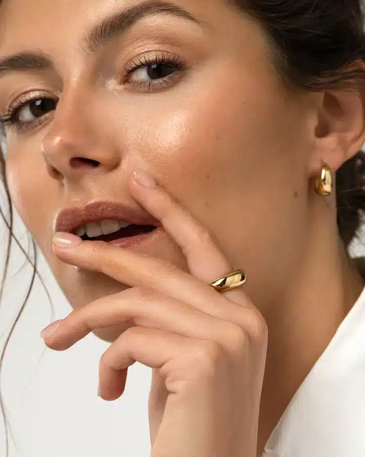 Mockberg Bold Gold Ring - 56 5 Mockberg Bold Gold Ring - 56 - Bilde 5