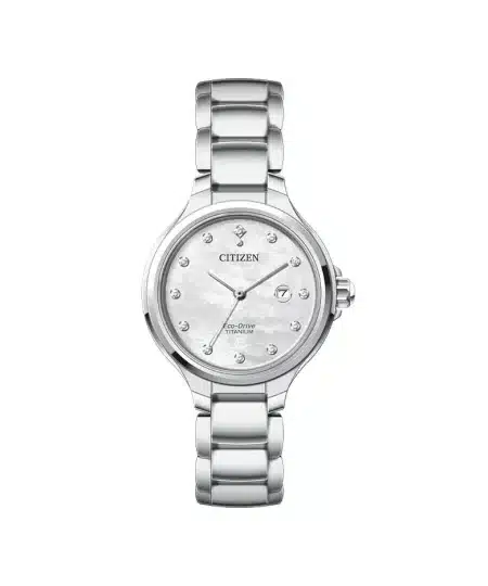 Citizen Eco-Drive Dame Titan / Hvit MOP 32mm