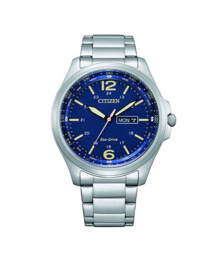 Citizen Eco-Drive Stål / Blå 44mm