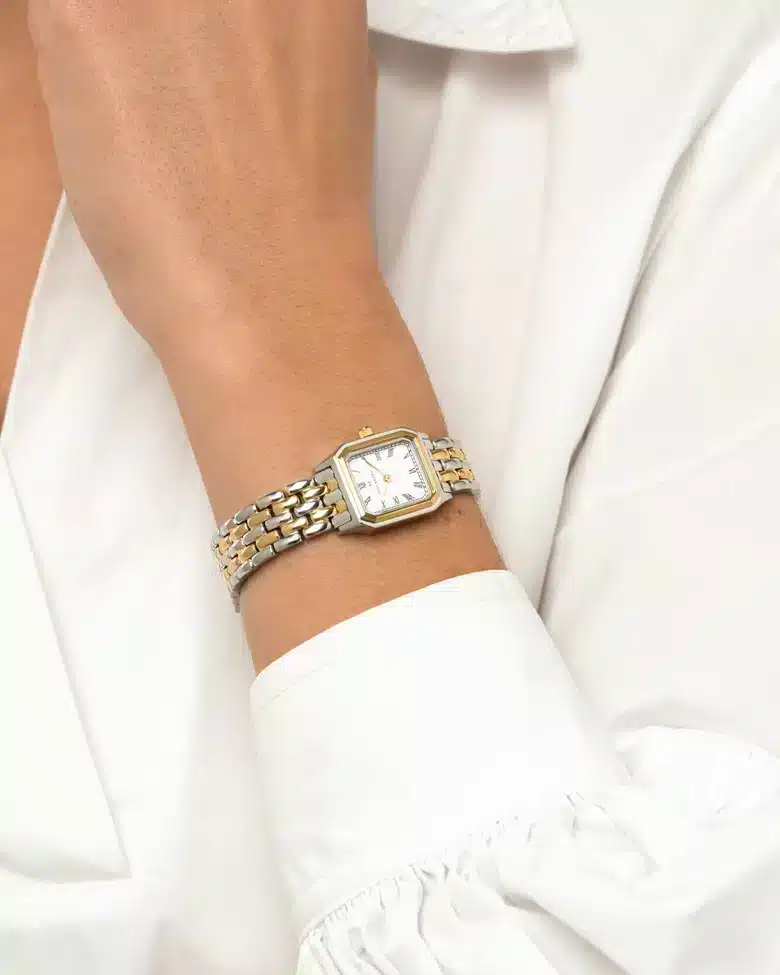 Mockberg Classic Square Tofarget / Hvit 18x19mm 2 Mockberg Classic Square Tofarget / Hvit 18x19mm - Bilde 2