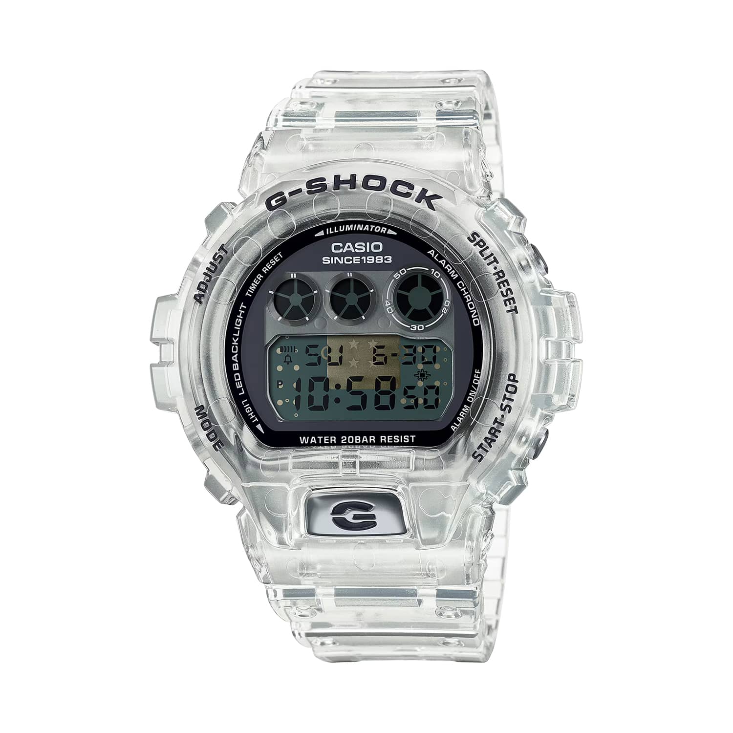 G-Shock 40th Anniversary CLEAR REMIX 50mm - DW-6940RX-7ER 1 G-Shock 40th Anniversary CLEAR REMIX 50mm - DW-6940RX-7ER
