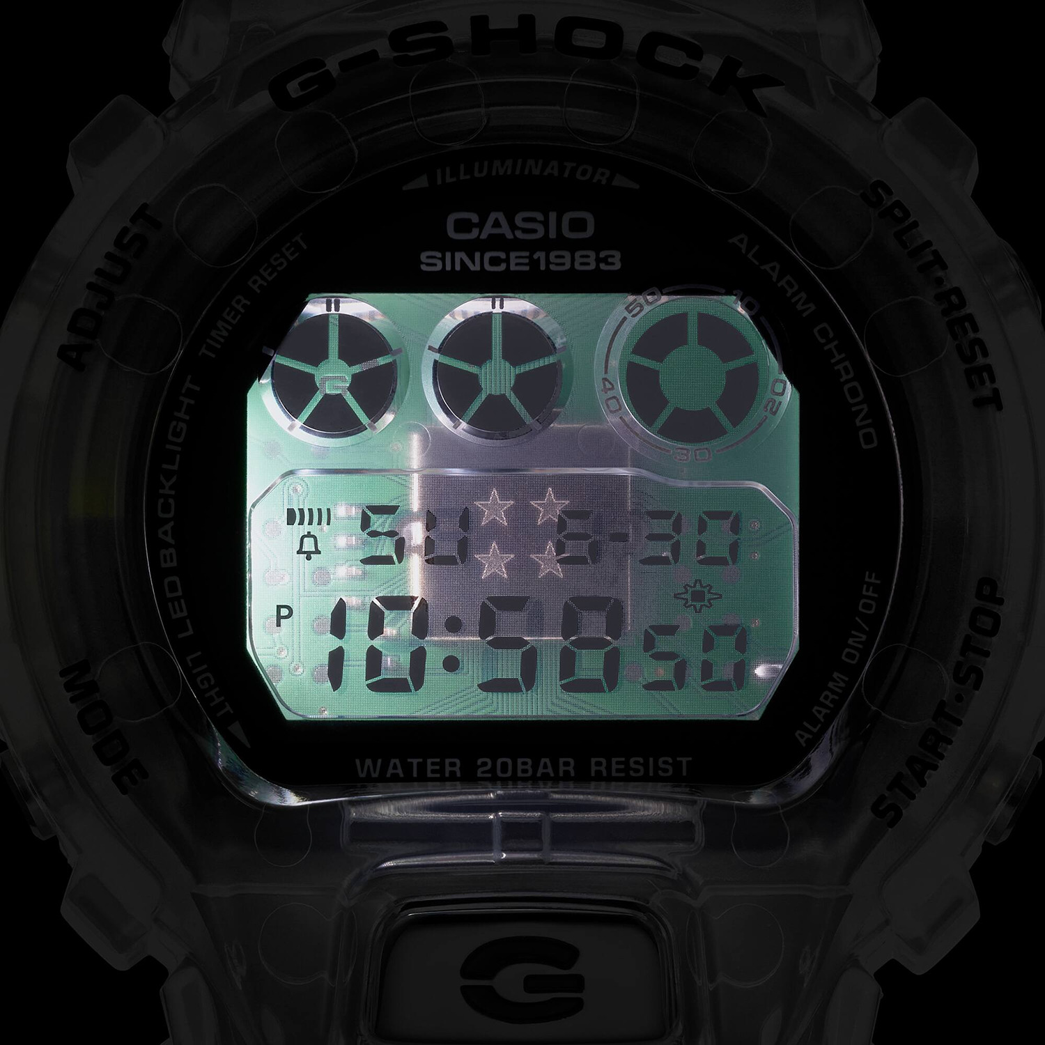 G-Shock 40th Anniversary CLEAR REMIX 50mm - DW-6940RX-7ER 9 G-Shock 40th Anniversary CLEAR REMIX 50mm - DW-6940RX-7ER - Bilde 9