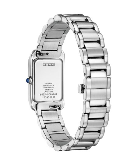 Alternative view of Citizen Ladies Square Eco-Drive 19mm - EW5620-55A