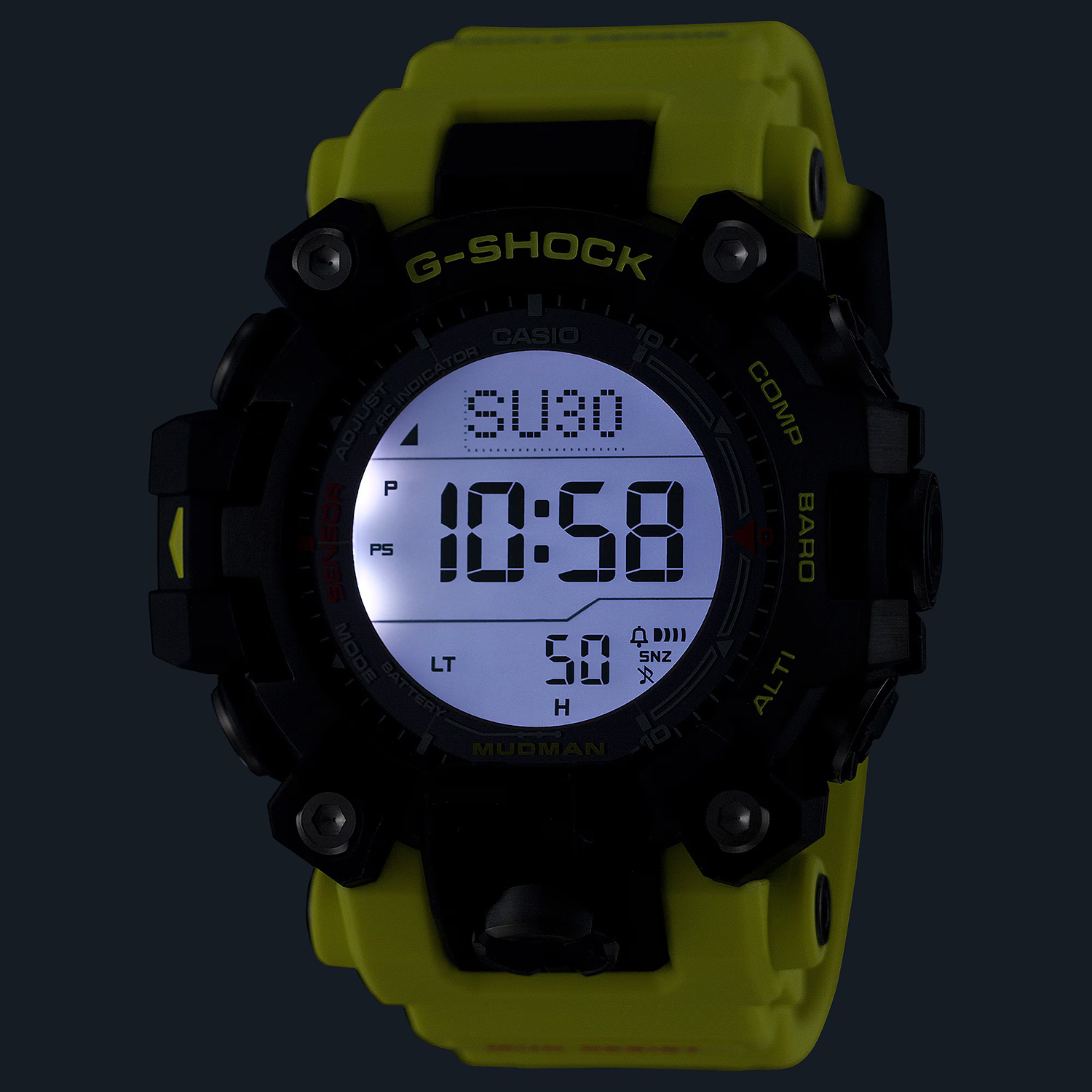 G-Shock Master Of G, Mudman 52mm - GW-9500MRY-1A9ER 2 G-Shock Master Of G, Mudman 52mm - GW-9500MRY-1A9ER - Bilde 2