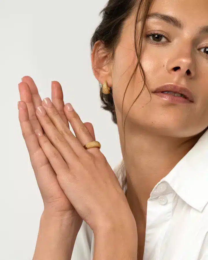 Mockberg Honey Gold Ring - 54 2 Mockberg Honey Gold Ring - 54 - Bilde 2