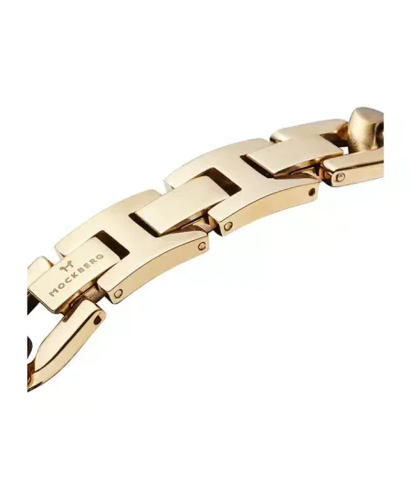 Alternative view of Mockberg Grace Gullfarget / Hvit 18x19mm