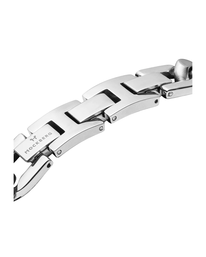Mockberg Grace Stål / Hvit 18x19mm 4 Mockberg Grace Stål / Hvit 18x19mm - Bilde 4