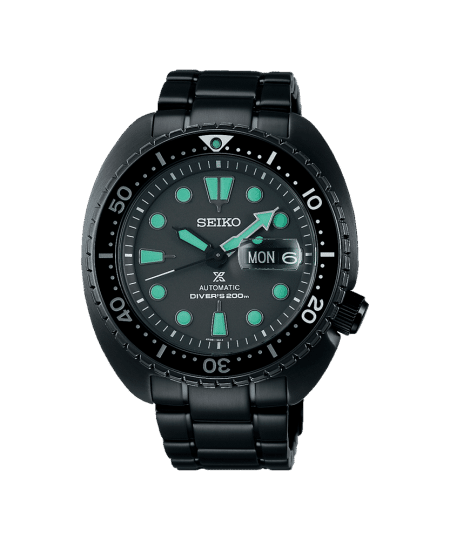 Seiko Prospex Black Series ‘Night Vision’ Turtle Diver - SRPK43K1