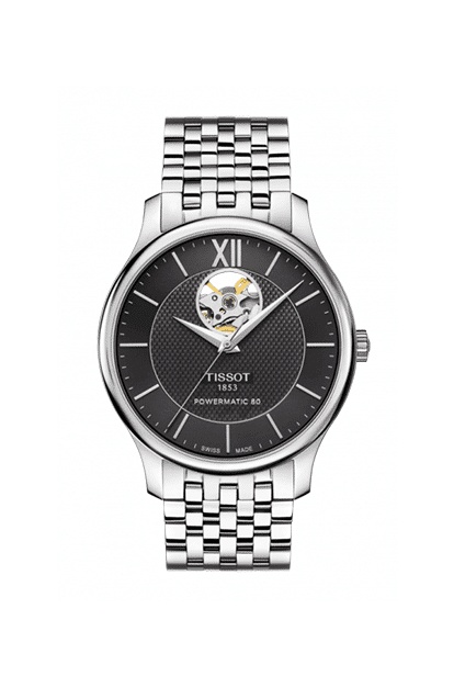 Tissot Tradition Powermatic 80 - Open Heart T063.907.11.058.00 1 Tissot Tradition Powermatic 80 - Open Heart T063.907.11.058.00