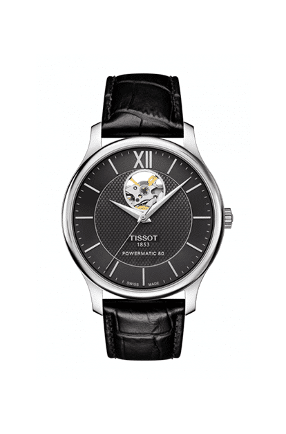 Tissot Tradition Powermatic 80 - Open Heart T063.907.16.058.00 1 Tissot Tradition Powermatic 80 - Open Heart T063.907.16.058.00