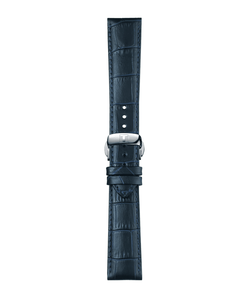 Tissot Official Blue Leather Strap 21MM 2 Tissot Official Blue Leather Strap 21MM - Bilde 2