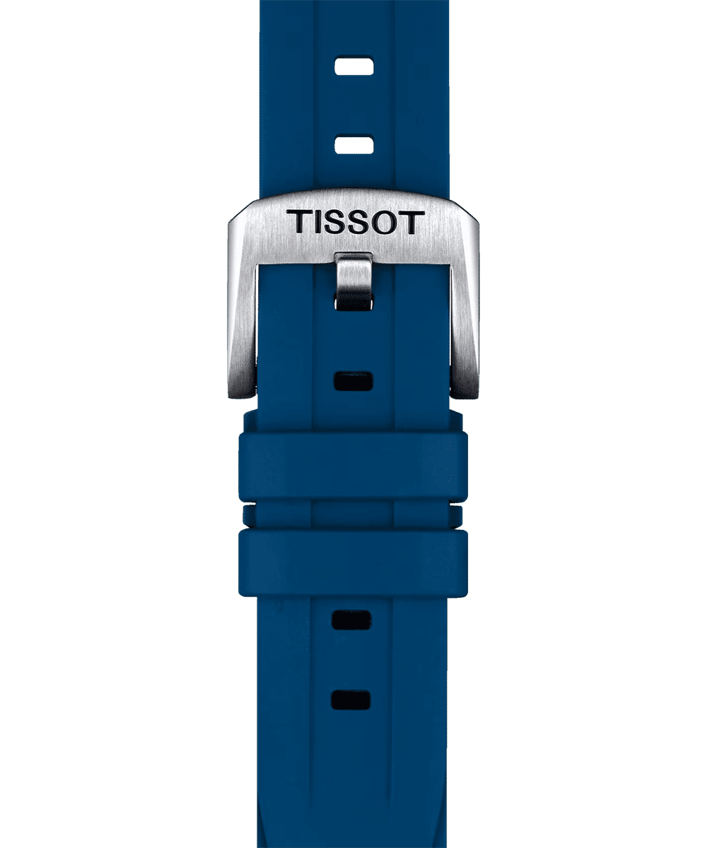 Tissot Official Blue Rubber Strap 20MM 1 Tissot Official Blue Rubber Strap 20MM