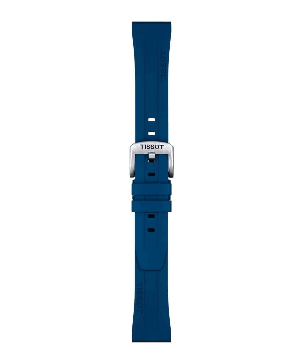 Tissot Official Blue Rubber Strap 20MM 2 Tissot Official Blue Rubber Strap 20MM - Bilde 2