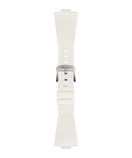 Alternative view of Tissot Official White PRX Rubber Strap