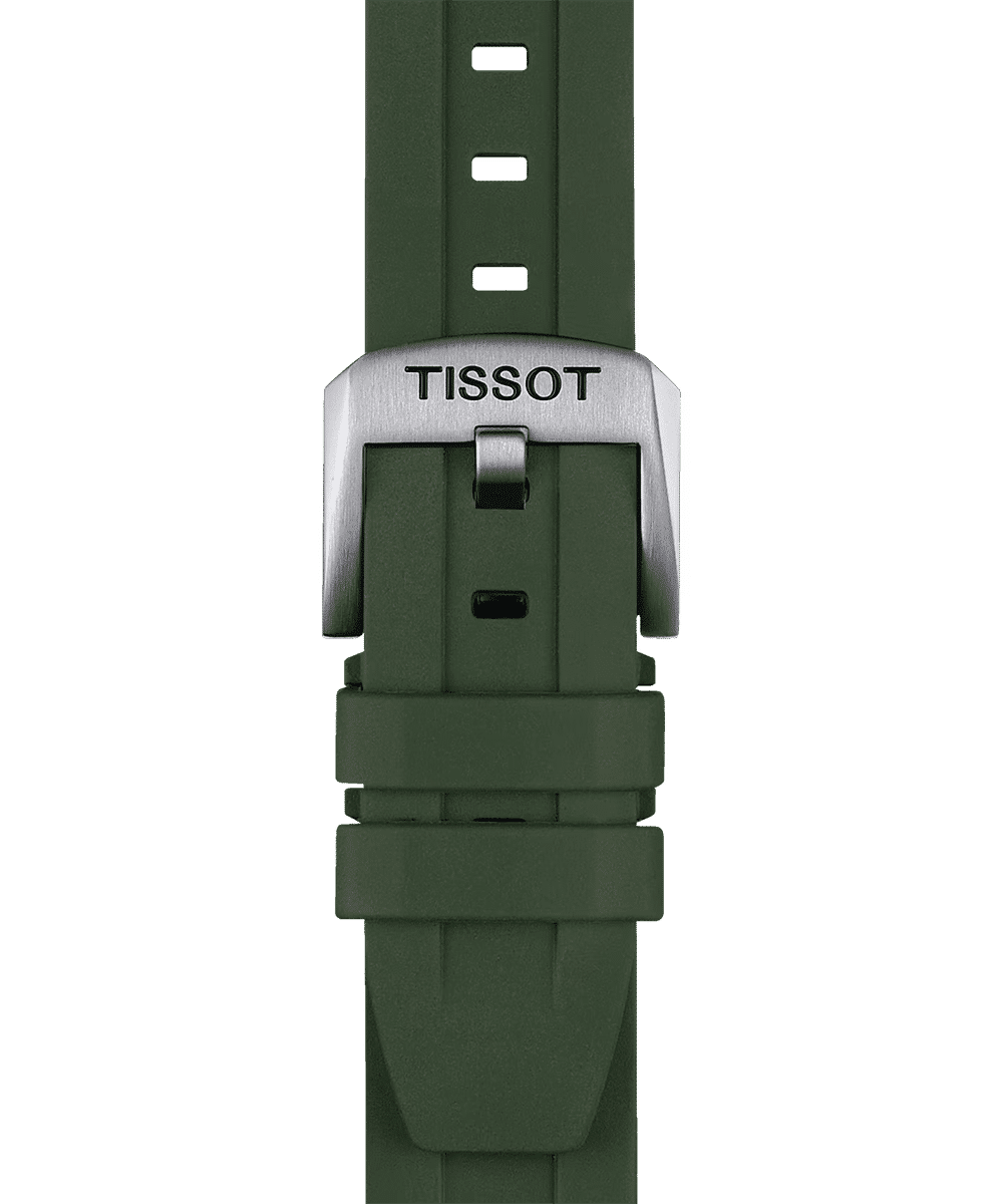 Tissot Official Green Rubber Strap 20MM 1 Tissot Official Green Rubber Strap 20MM