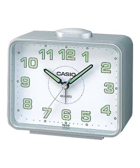 Casio Vekkerklokke Grå - TQ-218-8EF