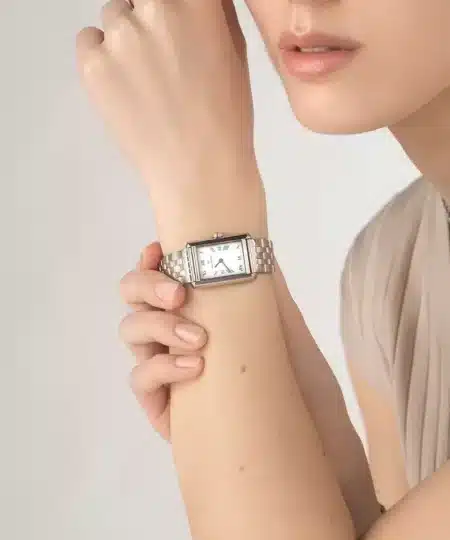 Alternative view of Mockberg Timeless Grand Stål / Hvit 23x31mm