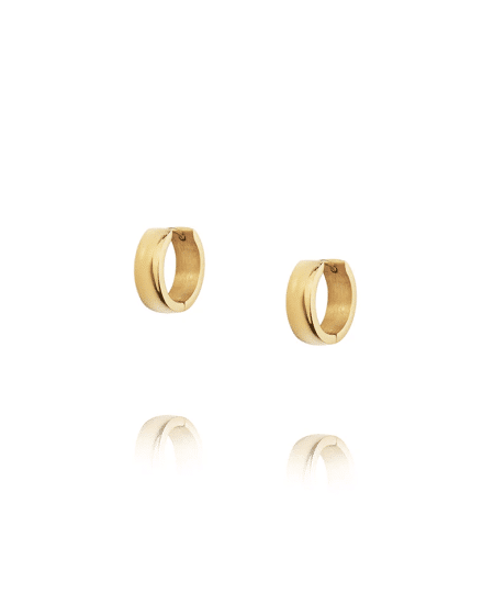 Mockberg Chunky Gold Hoops Medium