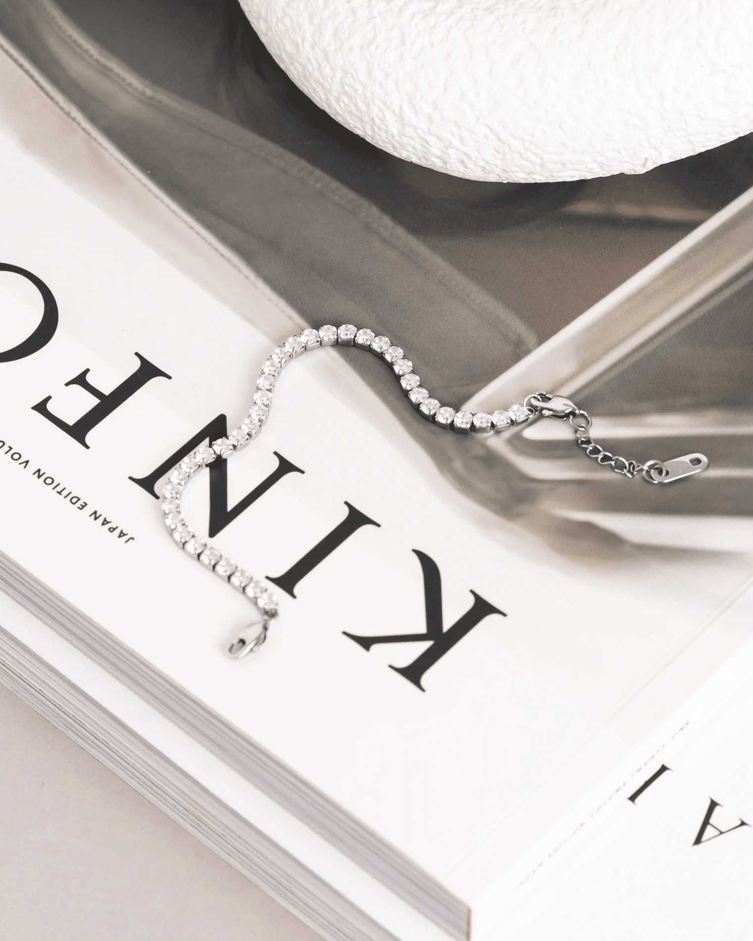 Mockberg Tennis Bracelet Silver Small 4 Mockberg Tennis Bracelet Silver Small - Bilde 4