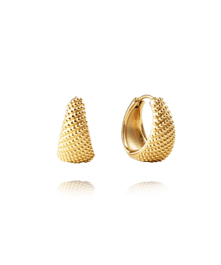 Alternative view of Mockberg Honey Hoops Gold Large