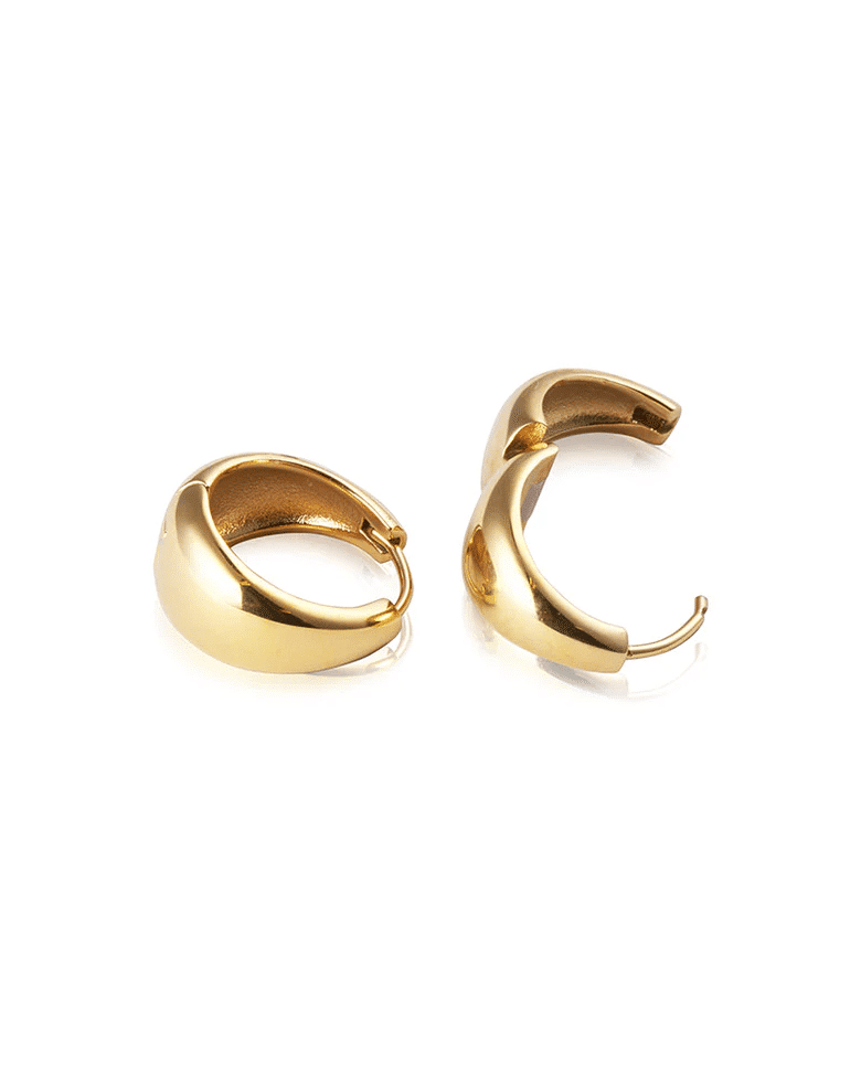 Mockberg Bold Hoops Gold Large 4 Mockberg Bold Hoops Gold Large - Bilde 4