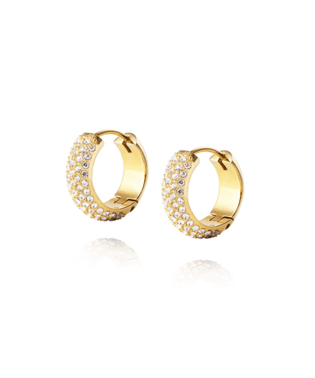 Mockberg Amour Gold Hoops Medium